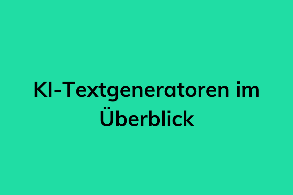 Die 14 Besten KI-Textgeneratoren 2024 Vorgestellt